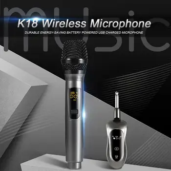 K18 Wireless Microphone DC5V Durable Energy-saving Battery Powered USB Charged Microphone For Conference Hosting And Teaching
K18 Wireless Microphone DC5V Durable Energy-saving Battery Powered USB Charged Microphone For Conference Hosting And Teaching