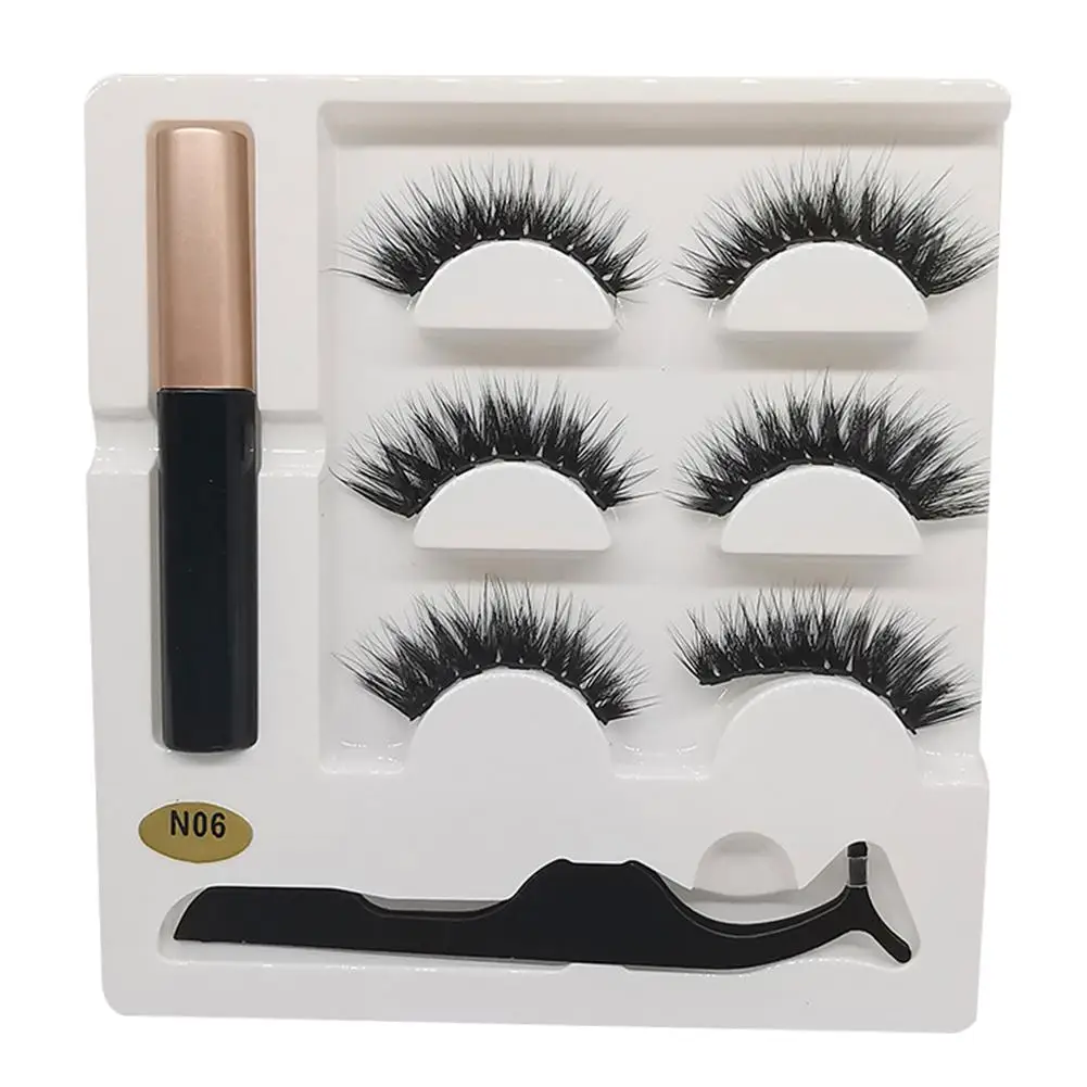 3Pairs Magnetic 3D Liquid Eyeliner& Magnetic False Eyelashes & Tweezer Set Waterproof Long Lasting Eyelash Extension kit
3Pairs Magnetic 3D Liquid Eyeliner& Magnetic False Eyelashes & Tweezer Set Waterproof Long Lasting Eyelash Extension kit