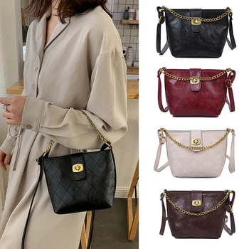 Women Bucket Drawstring Messenger Crossbody Bag PU Leather Ladies Large Shoulder Handbag Shoulder Bag Designer Women 
Women Bucket Drawstring Messenger Crossbody Bag PU Leather Ladies Large Shoulder Handbag Shoulder Bag Designer Women