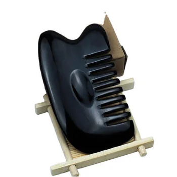 1Pc Exquisite Natural Ox Horn Hair Comb Neck Scraping Scalp Head Meridian Combs for Hairdressing Black
1Pc Exquisite Natural Ox Horn Hair Comb Neck Scraping Scalp Head Meridian Combs for Hairdressing Black