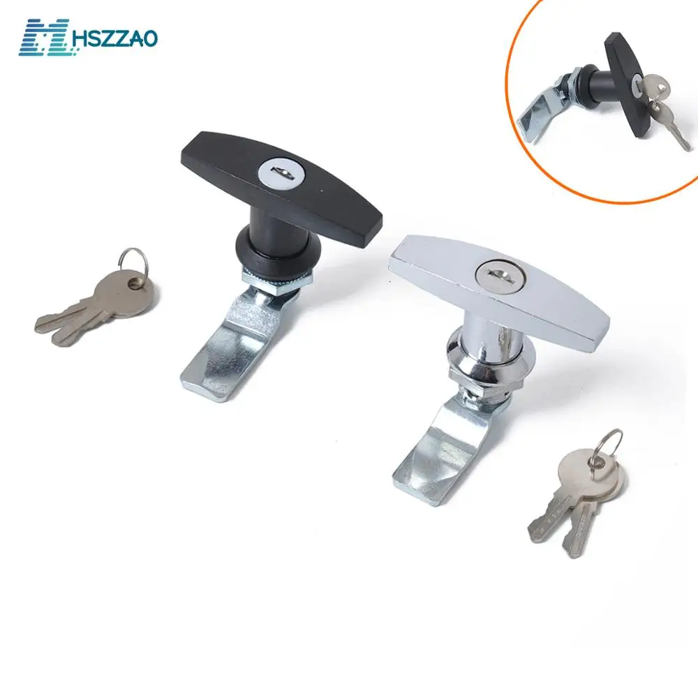 Turn T-Handle Lock with keys For Trailer Caravan ToolBox Distribution box Truck RV
Turn T-Handle Lock with keys For Trailer Caravan ToolBox Distribution box Truck RV