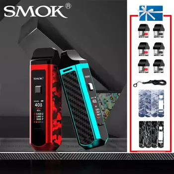SMOK RPM40 Pod Vape Kit 4.3ml RPM Cartridge 1500mAh Adjustable Power RPM Mesh Coil RPM Nord Pod Electronic Cigarette VS Nord KIT
