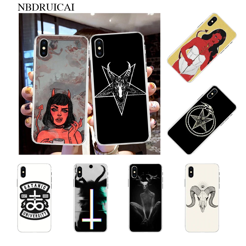 NBDRUICAI Devil Satan Pattern Phone Case Cover for iPhone 11 pro XS MAX 8 7 6 6S Plus X 5S SE XR case
NBDRUICAI Devil Satan Pattern Phone Case Cover for iPhone 11 pro XS MAX 8 7 6 6S Plus X 5S SE XR case