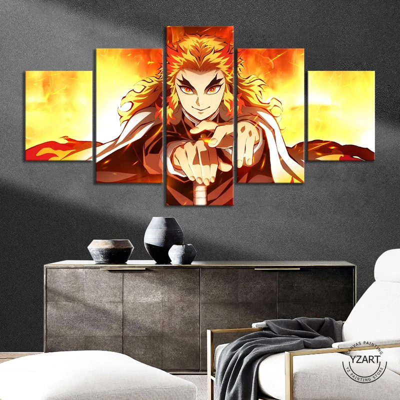 Demon Slayer: Kimetsu No Yaiba the Movie: Mugen Train Movie Poster Artwork Canvas Wall Art Paintings for Living Room Decor
Demon Slayer: Kimetsu No Yaiba the Movie: Mugen Train Movie Poster Artwork Canvas Wall Art Paintings for Living Room Decor