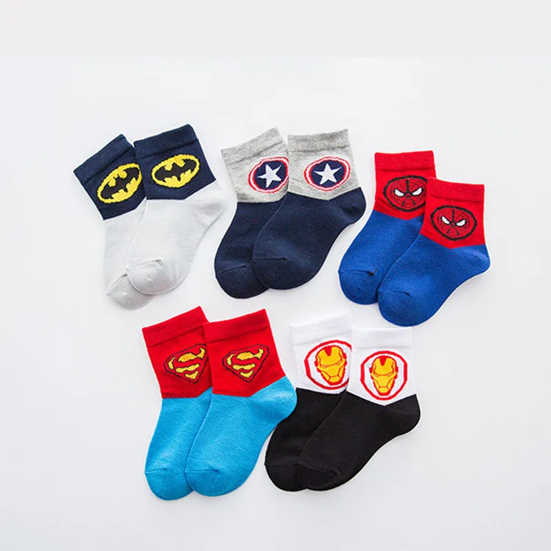 INS autumn and winter children's hero series cotton socks superman spiderman batman hit color tube socks
INS autumn and winter children's hero series cotton socks superman spiderman batman hit color tube socks