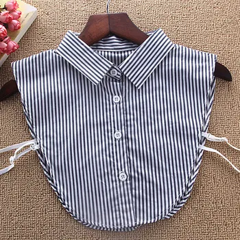 Women New Stripe Blouse False Collar Clothes Shirt Detachable Collars Fake Collar Apparel Accessory
Women New Stripe Blouse False Collar Clothes Shirt Detachable Collars Fake Collar Apparel Accessory