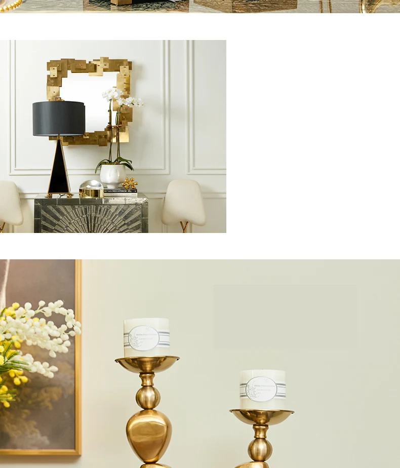 Luxtry Stacking Irregular Geometric Metal Blocks Ornament Candlestick Holder For Dining Table Wedding Christmas Home Decoration Luxtry Stacking Irregular Geometric Metal Blocks Ornament Candlestick Holder For Dining Table Wedding Christmas Home Decoration