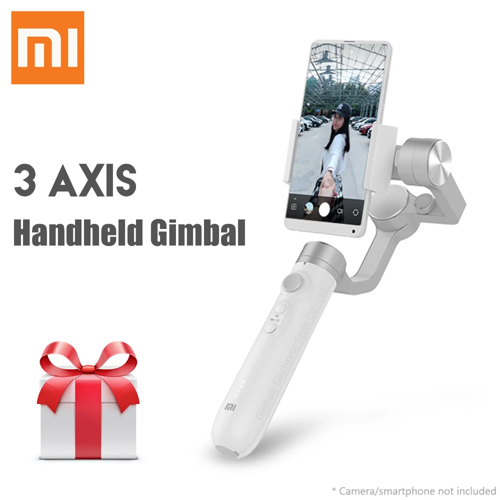 Xiaomi Handheld Gimbal 3-Axis Stabilizer for Action Camera Smartphone Support Vertical Mode
Xiaomi Handheld Gimbal 3-Axis Stabilizer for Action Camera Smartphone Support Vertical Mode