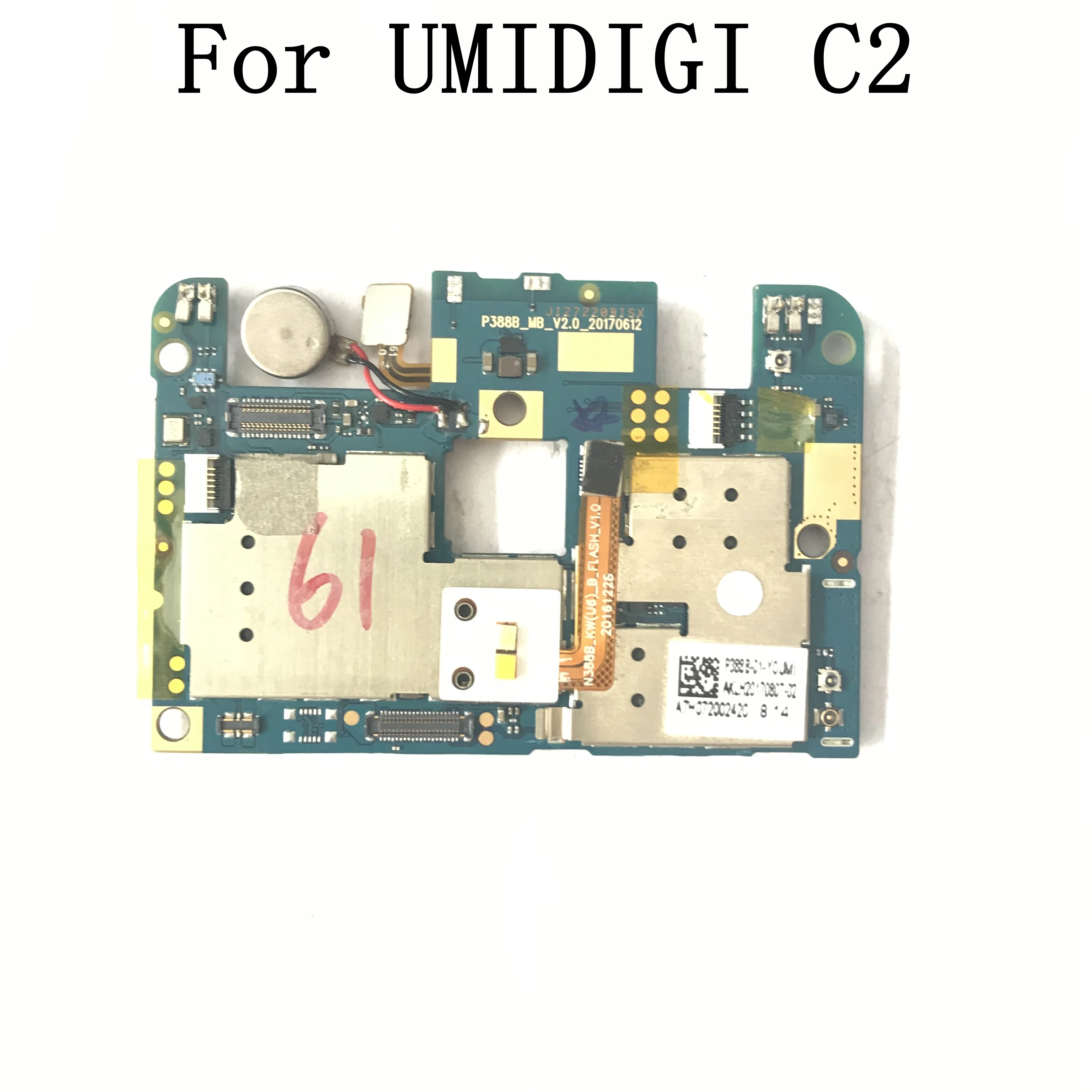 UMIDIGI C2 Used Mainboard 4G RAM+64G ROM Motherboard For UMIDIGI C2 MTK6750T Octa Core 5.0" FHD 1080 x 1920 Smartphone
UMIDIGI C2 Used Mainboard 4G RAM+64G ROM Motherboard For UMIDIGI C2 MTK6750T Octa Core 5.0" FHD 1080 x 1920 Smartphone