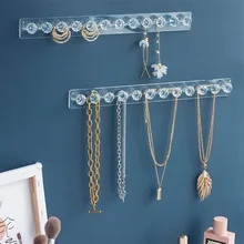 Transparent Acrylic Jewerly Storage Rack Earring Necklace Hanger Holder Wall Mounted Jewerly Display Stand Organizer For Women
Transparent Acrylic Jewerly Storage Rack Earring Necklace Hanger Holder Wall Mounted Jewerly Display Stand Organizer For Women
