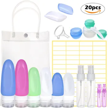 20pcs Portable Travel Cosmetic Container Toothbrush Holder Cover Spray Bottles Clear Bags Makeup Spoon Labels Funnel New
20pcs Portable Travel Cosmetic Container Toothbrush Holder Cover Spray Bottles Clear Bags Makeup Spoon Labels Funnel New