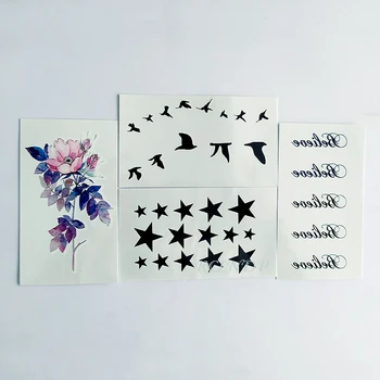Waterproof Temporary Tattoo Sticker pink flower bird letter star small art tatto flash tatoo fake tattoos for women men kid
Waterproof Temporary Tattoo Sticker pink flower bird letter star small art tatto flash tatoo fake tattoos for women men kid