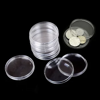10pcs/Set Plastic Round Clear Coin Storage Container Box Commemorative Coin Holder Plastic Cases Collection Gifts 50mm Dia
10pcs/Set Plastic Round Clear Coin Storage Container Box Commemorative Coin Holder Plastic Cases Collection Gifts 50mm Dia