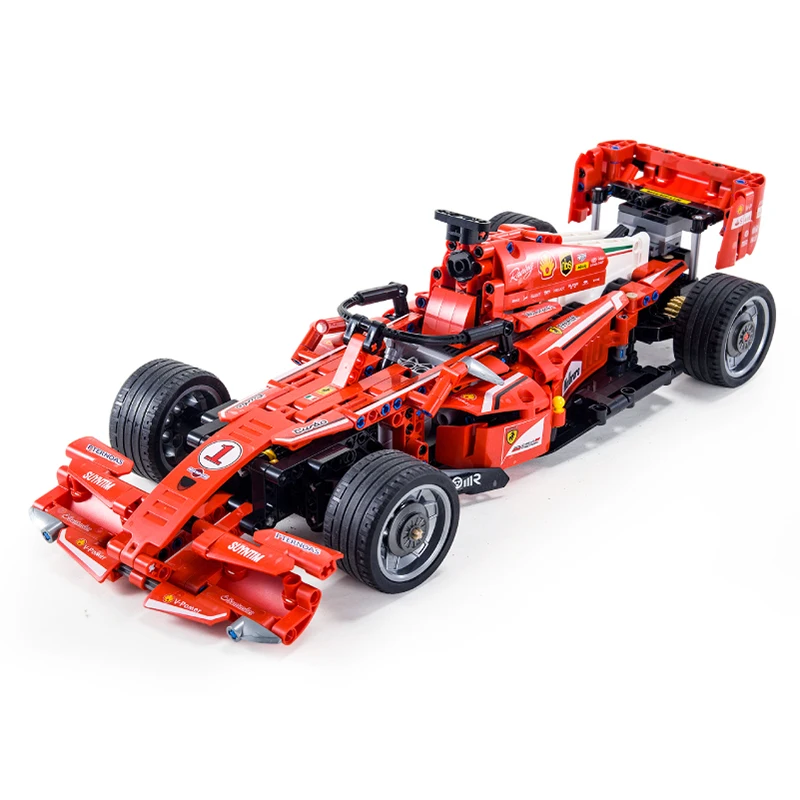 LegoEDS Technic Remote Control Ferraried Formula one Racing Car Motor Bricks Model Kit Building Blocks For Kids Educational Toys
LegoEDS Technic Remote Control Ferraried Formula one Racing Car Motor Bricks Model Kit Building Blocks For Kids Educational Toys