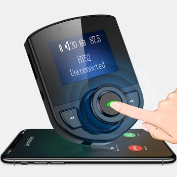 Car FM Transmitter Bluetooth 3.1A Car Charger USB Port AUX Audio LCD Display MP3 Player Handsfree Call
Car FM Transmitter Bluetooth 3.1A Car Charger USB Port AUX Audio LCD Display MP3 Player Handsfree Call