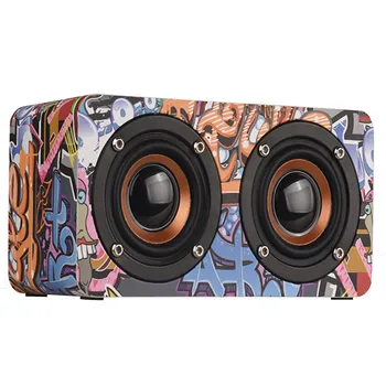 Retro Wooden Wireless Bluetooth Speaker Portable Outdoor HIFI Bass Speaker Multifunctional FKU66
Retro Wooden Wireless Bluetooth Speaker Portable Outdoor HIFI Bass Speaker Multifunctional FKU66