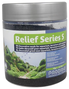 Aquarium primer prodibio relief Series S sand decorative shiny black
Aquarium primer prodibio relief Series S sand decorative shiny black