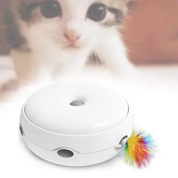 Electric Cat Toy Smart Teasing Cat Catching Mouse Donut Automatic Turntable Cat Stick Crazy Game Spinning Turntable Cat Toy
Electric Cat Toy Smart Teasing Cat Catching Mouse Donut Automatic Turntable Cat Stick Crazy Game Spinning Turntable Cat Toy