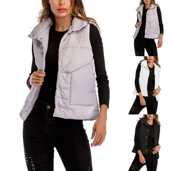 2019 New Autumn Winter Lightweight White cotton Vest Women O-Neck Ultra Light Warm Waistcoat Female Sleeveless Coat Plus Size
2019 New Autumn Winter Lightweight White cotton Vest Women O-Neck Ultra Light Warm Waistcoat Female Sleeveless Coat Plus Size