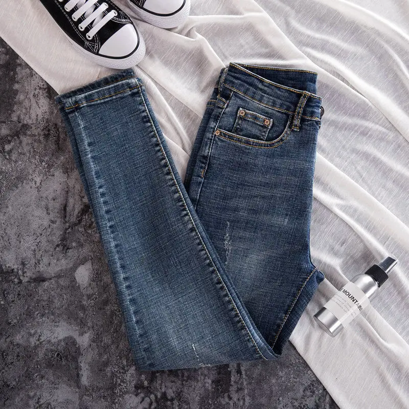 New Skinny Jeans for Women Female Pant Slim Elastic Plus Size Stretch Jeans Plus Size Denim Blue Skinny Pencil Pant Trousers
New Skinny Jeans for Women Female Pant Slim Elastic Plus Size Stretch Jeans Plus Size Denim Blue Skinny Pencil Pant Trousers