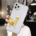 Симпсон чехол для телефона iPhone 12 Pro Max 12 2020 Самолет силиконовый чехол для iPhone 11 6 7 8 Plus XR XS Max 5S