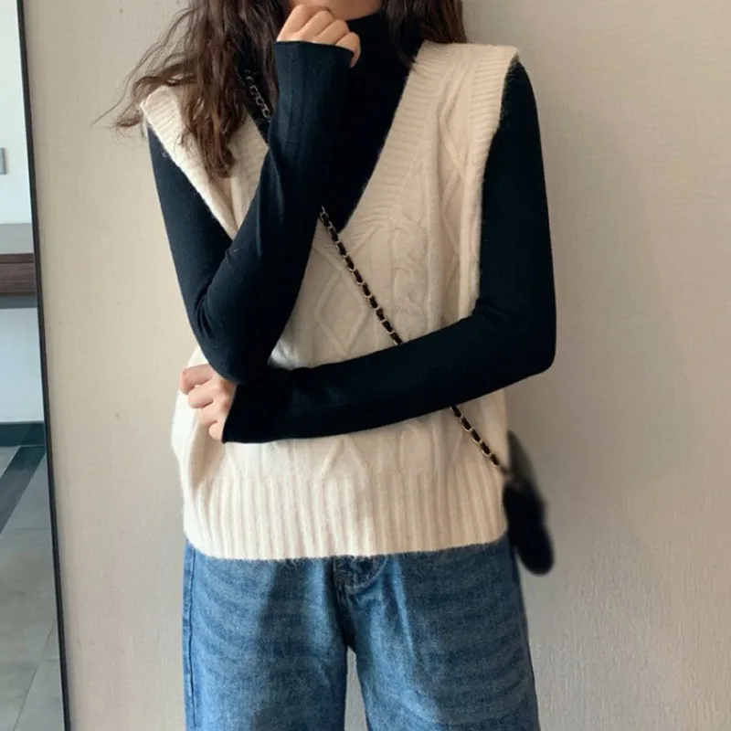Jlong 2020 Casual Tank Tops Pullover Elasticity Sweater Spring Autumn Women Sleeveless V-Neck Knitted Vest Sweater Vest
Jlong 2020 Casual Tank Tops Pullover Elasticity Sweater Spring Autumn Women Sleeveless V-Neck Knitted Vest Sweater Vest