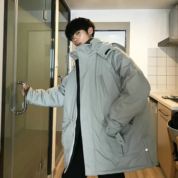 2019 Winter New Korean Version Of The Solid Color Hooded Plus Velvet Men's Trend Wild Loose Casual Coat
2019 Winter New Korean Version Of The Solid Color Hooded Plus Velvet Men's Trend Wild Loose Casual Coat