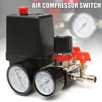 Air Compressor Pressures Switch Control Adjustable Air Regulator Valves Compressor Four Holes I88
Air Compressor Pressures Switch Control Adjustable Air Regulator Valves Compressor Four Holes I88