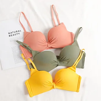 Fashion Cat Ear Bra Wireless Push Up Gathered Bralette Women Seamless Lingerie Lovely Cute Women Brassiere Only Included Bra
Fashion Cat Ear Bra Wireless Push Up Gathered Bralette Women Seamless Lingerie Lovely Cute Women Brassiere Only Included Bra