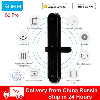 Aqara S2 Pro Smart Door Lock Intelligent Password Fingerprint Lock Mi Home APP Remote Digital Keyless Lock For Home Security
Aqara S2 Pro Smart Door Lock Intelligent Password Fingerprint Lock Mi Home APP Remote Digital Keyless Lock For Home Security