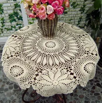 Vintage Handmade White Crochet Tablecloth Round Table Topper Coffee Tea Table Cloth Cover Toalha De Mesa Table Cover Tablecloth
Vintage Handmade White Crochet Tablecloth Round Table Topper Coffee Tea Table Cloth Cover Toalha De Mesa Table Cover Tablecloth