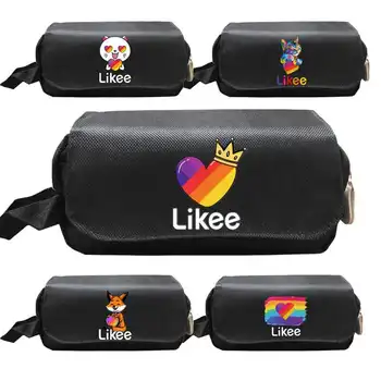 LIKEE Pencil Case Children Students Double Layer Purse Boys Kids Gifts Pen Box Likee App Stationery Box Girls Cosmetic Cases
LIKEE Pencil Case Children Students Double Layer Purse Boys Kids Gifts Pen Box Likee App Stationery Box Girls Cosmetic Cases