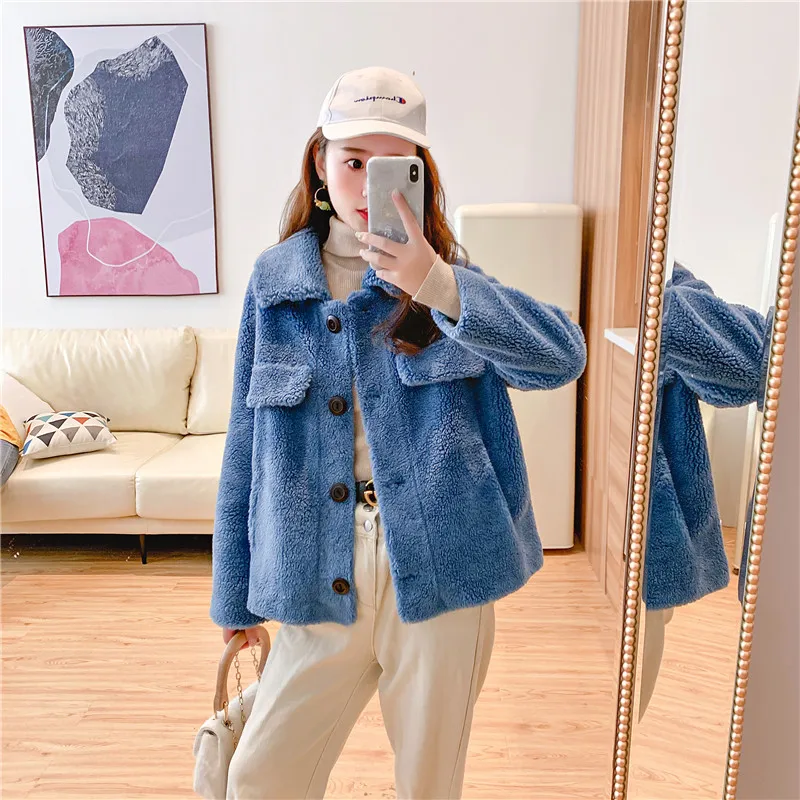 2019 Autumn Winter Women New Collar Faux Fur Jacket Female Fashion Single Breasted Parka Casual Plus Size Slim Outerwear
2019 Autumn Winter Women New Collar Faux Fur Jacket Female Fashion Single Breasted Parka Casual Plus Size Slim Outerwear
