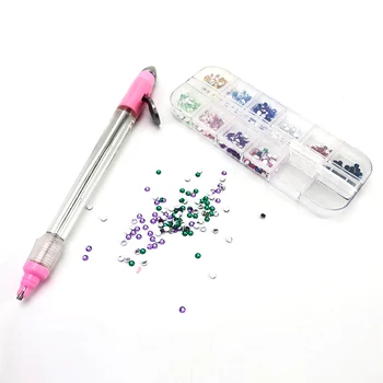 DIY Drill Point Pen Double Head Nail Pen Diamond Painting Crystal Beads Handle Rhinestone Earring Pick Crayon Manicure Nail Tool 
DIY Drill Point Pen Double Head Nail Pen Diamond Painting Crystal Beads Handle Rhinestone Earring Pick Crayon Manicure Nail Tool