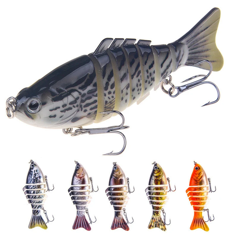 Bait Fishing Multi-section Fish 16g / 10cm Dip Material 7 Section Bait Bait Artificial Bait Fishing Hard Bait Simulation Bait
Bait Fishing Multi-section Fish 16g / 10cm Dip Material 7 Section Bait Bait Artificial Bait Fishing Hard Bait Simulation Bait