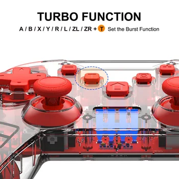 Transparent Gamepad Bluetooth Game Controller For NS Switch Pro Wireless Bluetooth Game Controller For Nintend Console Joystick
Transparent Gamepad Bluetooth Game Controller For NS Switch Pro Wireless Bluetooth Game Controller For Nintend Console Joystick