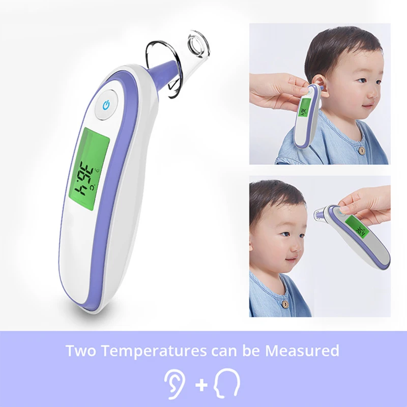 Electronic Infrared Thermometer Digital Infrared LCD Baby Forehead Ears Non-contact Body Care Fever Measurement Children Ear
Electronic Infrared Thermometer Digital Infrared LCD Baby Forehead Ears Non-contact Body Care Fever Measurement Children Ear