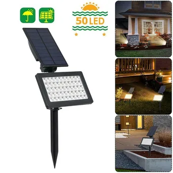 50 LED Solar Spotlight Dual-purpose sensor light Solar Powered LED Landscape Outdoor/Garden/Courtyard/Lawn/Backyard light Lamps
50 LED Solar Spotlight Dual-purpose sensor light Solar Powered LED Landscape Outdoor/Garden/Courtyard/Lawn/Backyard light Lamps