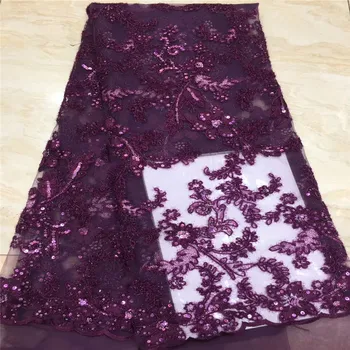 2019 LFY Hot 5 yard African sequins french embroidery tulle lace fabric wedding party gown lace fabric DIY cloth garment fabric
2019 LFY Hot 5 yard African sequins french embroidery tulle lace fabric wedding party gown lace fabric DIY cloth garment fabric