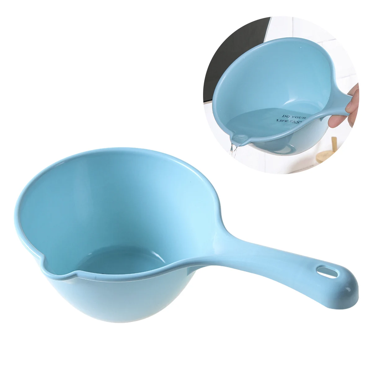 1Pc Plastic Water Ladle Bathing Bailer Water Dipper Spoon for Home Restaurant Kitchen Blue
1Pc Plastic Water Ladle Bathing Bailer Water Dipper Spoon for Home Restaurant Kitchen Blue
