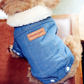 Luxury Winter Dog Jacket Puppy Dog Clothes Pet Outfits Dog Denim Coat Jeans Costume Chihuahua Poodle Bichon Pet Clothing Vest
Luxury Winter Dog Jacket Puppy Dog Clothes Pet Outfits Dog Denim Coat Jeans Costume Chihuahua Poodle Bichon Pet Clothing Vest