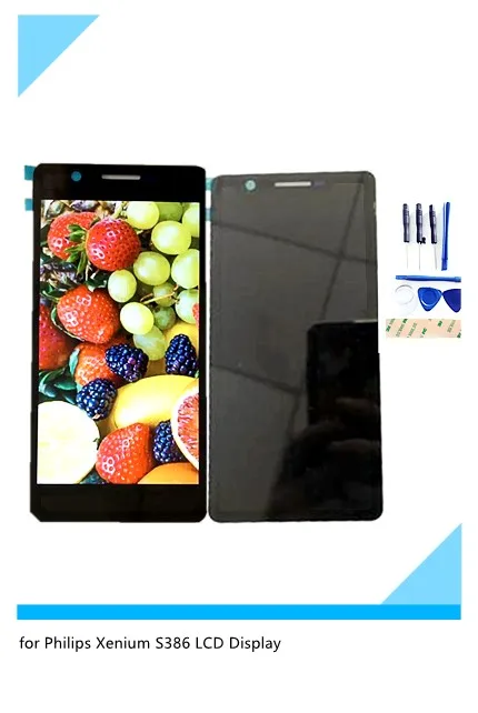 AAA+ test for Philips Xenium S386 LCD Display Screen And Touch Digitizer Assembly Black Color With Tools&tape
AAA+ test for Philips Xenium S386 LCD Display Screen And Touch Digitizer Assembly Black Color With Tools&tape