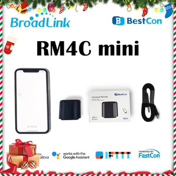 Newest Original Broadlink Bestcon RM4C Mini FastCon Universal IR Remote Controller 4G WiFi for Alexa Google Assistant Smart Home
Newest Original Broadlink Bestcon RM4C Mini FastCon Universal IR Remote Controller 4G WiFi for Alexa Google Assistant Smart Home