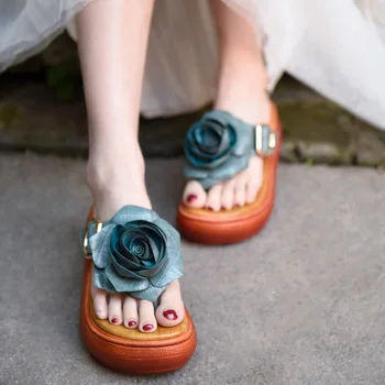 Artmu Original Fashion Women Flip Flops Shoes Flowers Sandals Female Outdoor Wearing Platform Slippers Shoes Thick Flip-flops
Artmu Original Fashion Women Flip Flops Shoes Flowers Sandals Female Outdoor Wearing Platform Slippers Shoes Thick Flip-flops