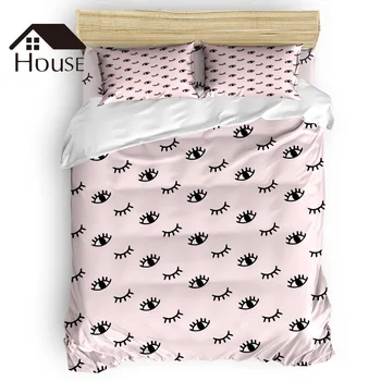 Eyes Repeating Cartoon Eyelashes Art Pink 4 Piece Bedding Set Modern Duvet Cover Set Bedroom Decor
Eyes Repeating Cartoon Eyelashes Art Pink 4 Piece Bedding Set Modern Duvet Cover Set Bedroom Decor