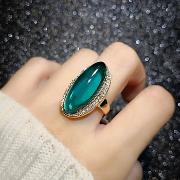 MOONROCY Rose Gold Color Crystal Rings Green Oval Dropshipping for Women Gift Finger Party Rings Gift Jewelry Wholesale
MOONROCY Rose Gold Color Crystal Rings Green Oval Dropshipping for Women Gift Finger Party Rings Gift Jewelry Wholesale