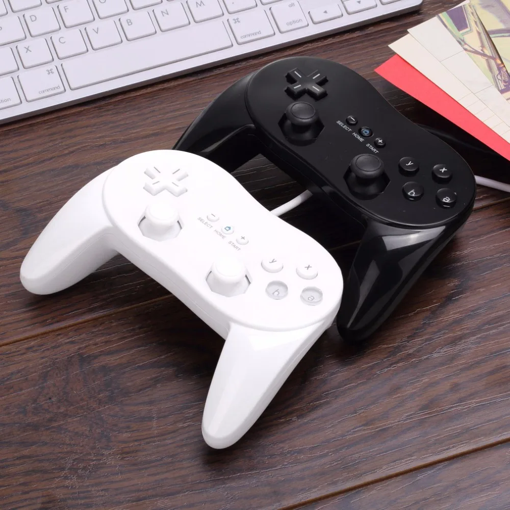 Gamepads New Classic Wired Game Controller Gaming Remote Pro Gamepad Shock Joypad Joystick For Nintendo Wii Second-generation
Gamepads New Classic Wired Game Controller Gaming Remote Pro Gamepad Shock Joypad Joystick For Nintendo Wii Second-generation