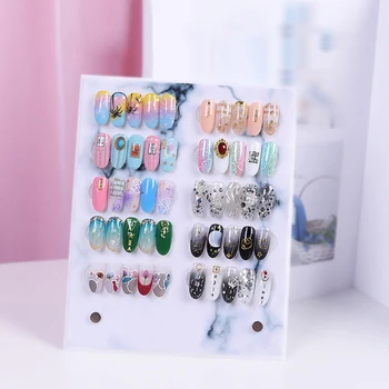 Nail Color Card Marble Style Magnet Adsorption Card Display Board Detachable False Nails For Nail Gel Polish Show Album Graph
Nail Color Card Marble Style Magnet Adsorption Card Display Board Detachable False Nails For Nail Gel Polish Show Album Graph