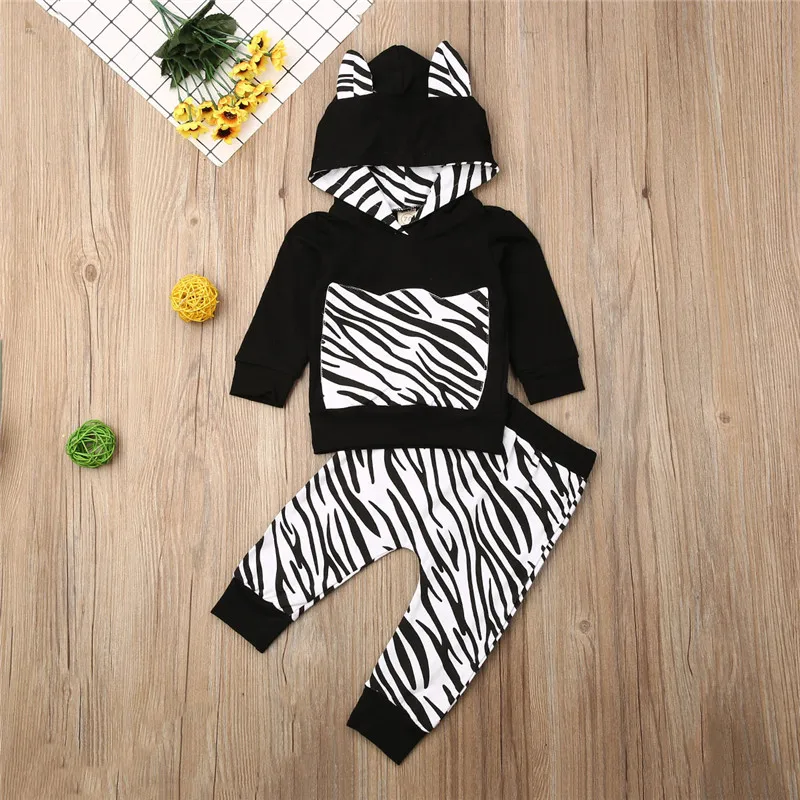 Baby Boys Clothes Set Long Sleeve Hoodies Sweatshirt Boys Outfit Zebra Pattern Long Pants Kids Baby Set Newborn Sportswear Suits
Baby Boys Clothes Set Long Sleeve Hoodies Sweatshirt Boys Outfit Zebra Pattern Long Pants Kids Baby Set Newborn Sportswear Suits