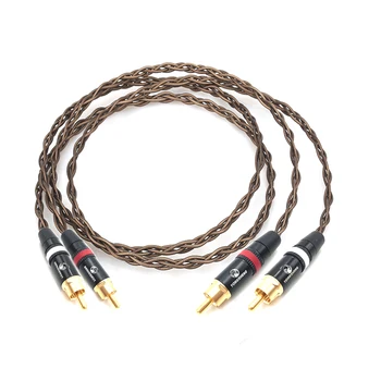 Colleimage HI-End Odin Silver Plated Signal Line RCA Interconnect Cable RCA to RCA Audio Cable Analogue Cable phono Cable
Colleimage HI-End Odin Silver Plated Signal Line RCA Interconnect Cable RCA to RCA Audio Cable Analogue Cable phono Cable